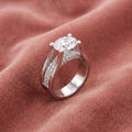 18K Solitaire Oval Diamond Ring — AI cloth, in-house