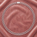 18K Layered Diamond V Collar Necklace — AI cloth, in-house