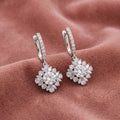18K Drop Diamond Earrings — AI cloth, in-house