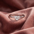 18K Solitaire Diamond Ring — AI cloth, in-house