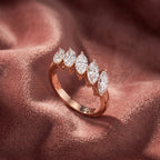 18K Eternity Marquise Diamond Ring — AI cloth, in-house