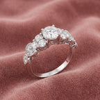 18K Bespoke Round Diamond Ring — AI cloth, in-house