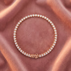 14K Tennis Diamond Bracelet — AI cloth, in-house