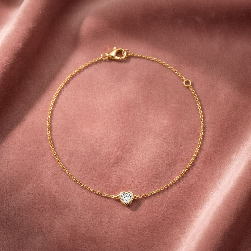 18K Diamond Bracelet — AI cloth, in-house