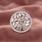 18K Bespoke Baguette Diamond Ring — AI cloth, in-house