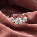 18K Bespoke Cushion Diamond Ring — AI cloth, in-house