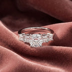18K Bespoke Cushion Diamond Ring — AI cloth, in-house