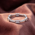 18K Eternity Baguette Diamond Ring — AI cloth, in-house