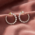 18K Bespoke Diamond Earrings — AI cloth, in-house