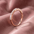 18K Eternity Diamond Ring — AI cloth, in-house