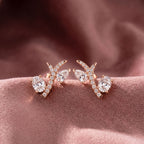 18K Diamond Earrings — AI cloth, in-house