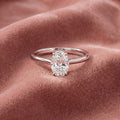 18K Solitaire Diamond Engagement Ring — AI cloth, in-house