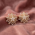 18K Statement Diamond Earrings — AI cloth, in-house