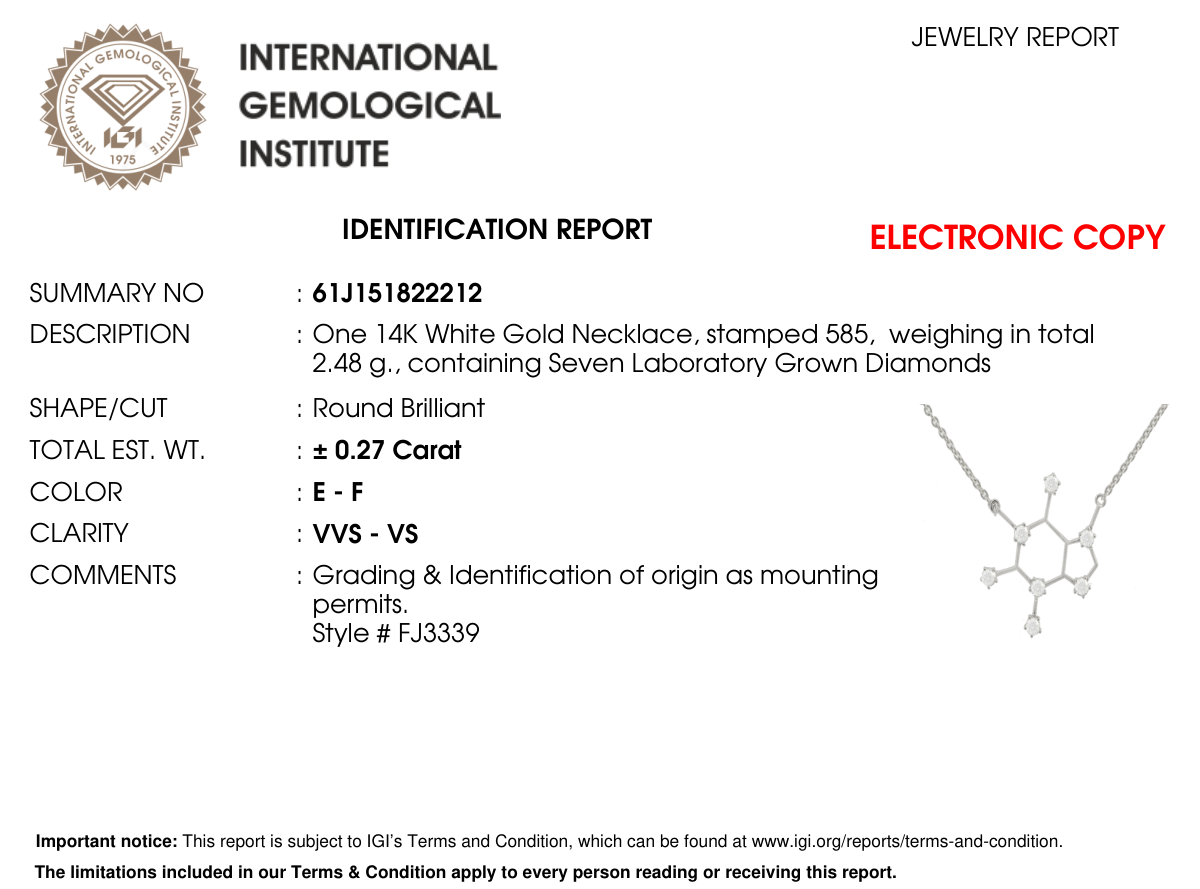 Certificat de laboratoire