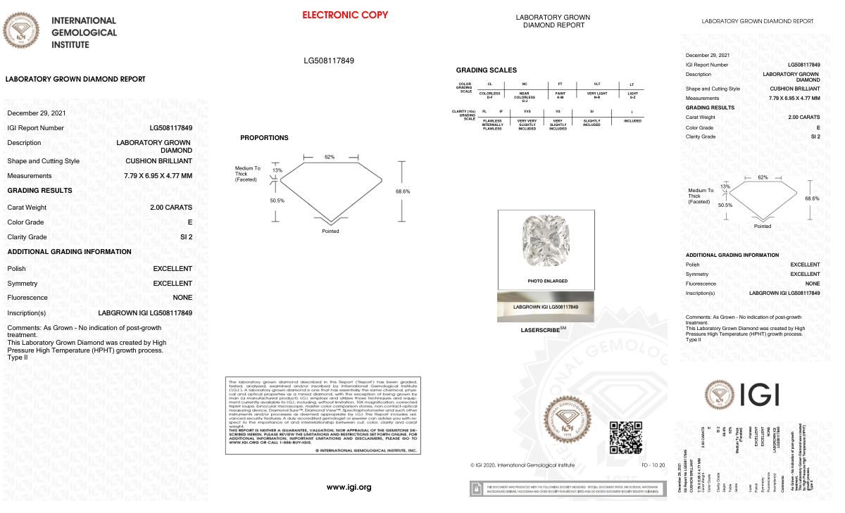 Certificado de laboratório