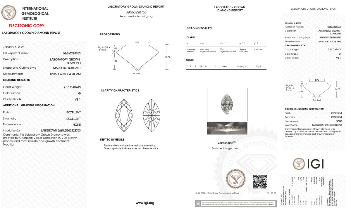 Laboratory certificate