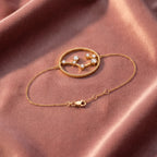 18K Sagittarius Constellation Diamond Bracelet — AI cloth, in-house