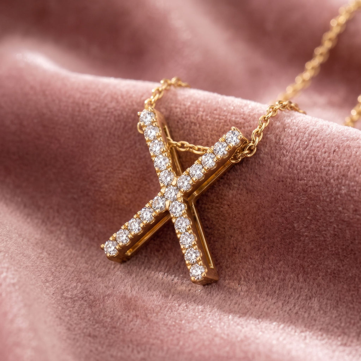 18K Viking Diamond Pendant — AI cloth, in-house