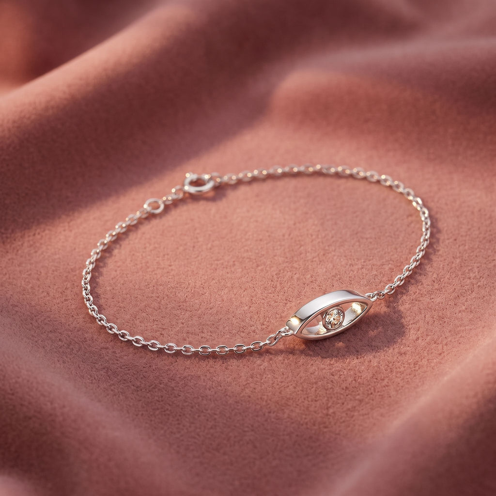 18K Gold Marquise Bezel Diamond Bracelet — AI cloth, in-house