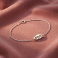 18K Gold Marquise Bezel Diamond Bracelet — AI cloth, in-house