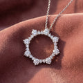 18K Sun Diamond Pendant — AI cloth, in-house
