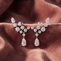 18K Diamond Earrings — AI cloth, in-house