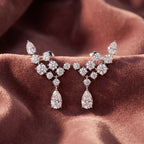 18K Diamond Earrings — AI cloth, in-house