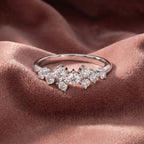 18K Eternity Round Diamond Ring — AI cloth, in-house
