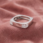 14K Princess Cut Diamond Ring — AI cloth, in-house