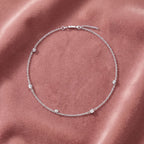 18K Gold Round Diamond Bracelet — AI cloth, in-house