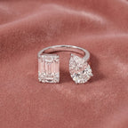 18K Diamond Engagement Ring — AI cloth, in-house