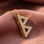18K Berkana Viking Diamond Pendant — AI cloth, in-house