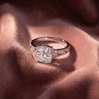 18K Solitaire Diamond Ring — AI cloth, in-house