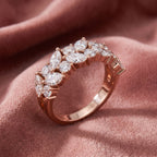 18K Eternity Marquise Diamond Ring — AI cloth, in-house