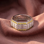 18K Baguette Diamond Ring — AI cloth, in-house