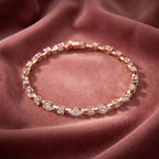 18K Mixed Shape Diamond Bracelet — AI cloth, in-house