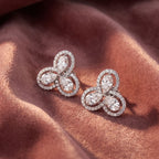 14K Pear Diamond Earrings — AI cloth, in-house