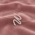 18K Alphabet Diamond Bracelet — AI cloth, in-house