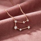 18K Constellation Round Diamond Pendant — AI cloth, in-house