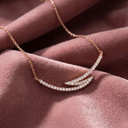 18K Lab Grown Diamond Pendant — AI cloth, in-house