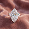 18K Solitaire Cocktail Diamond Ring — AI cloth, in-house