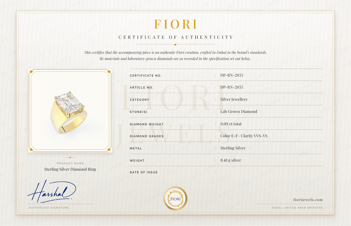 Certificat d'authenticité Fiori