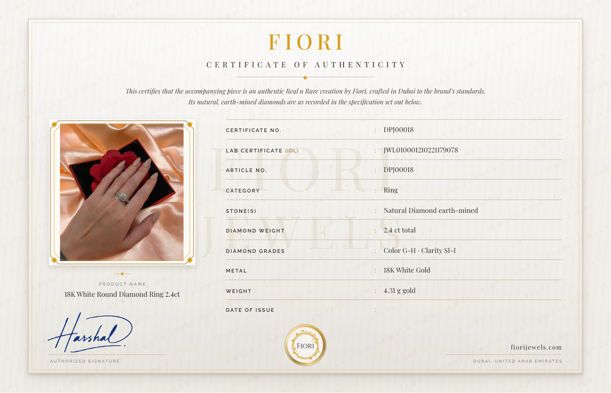 گواهی اصالت Fiori