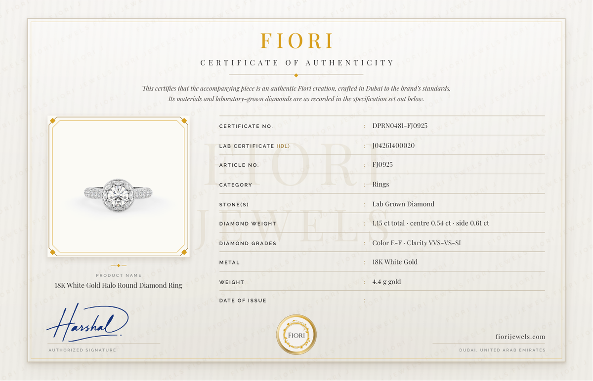 گواهی اصالت Fiori