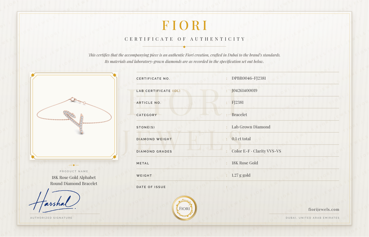 گواهی اصالت Fiori