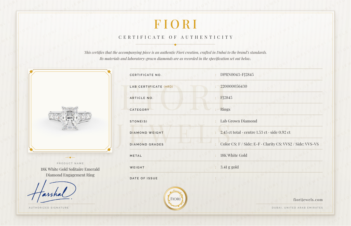 گواهی اصالت Fiori