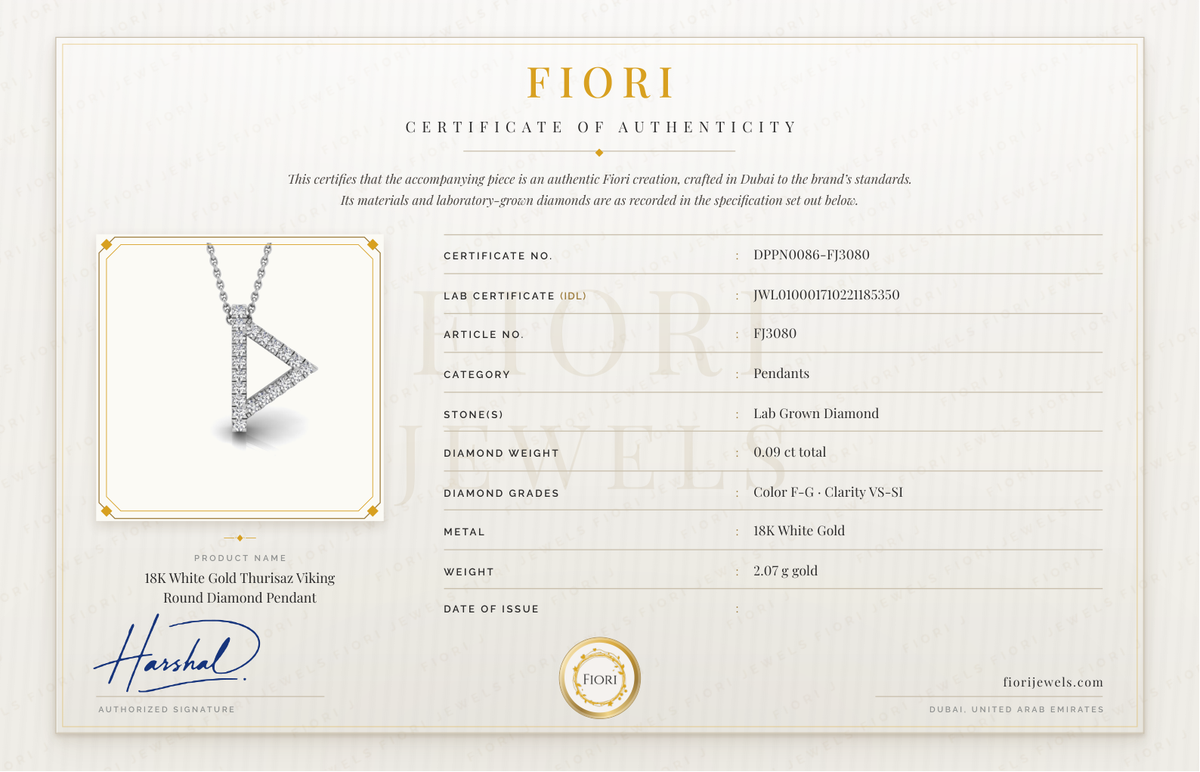 گواهی اصالت Fiori