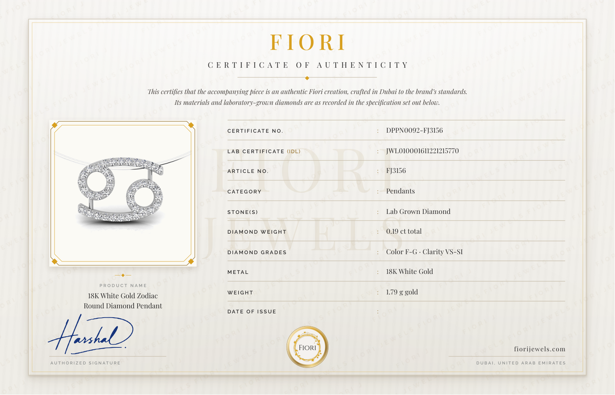 گواهی اصالت Fiori