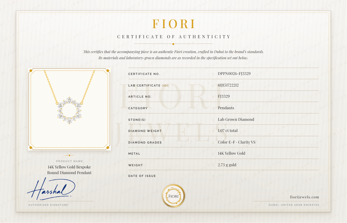 گواهی اصالت Fiori