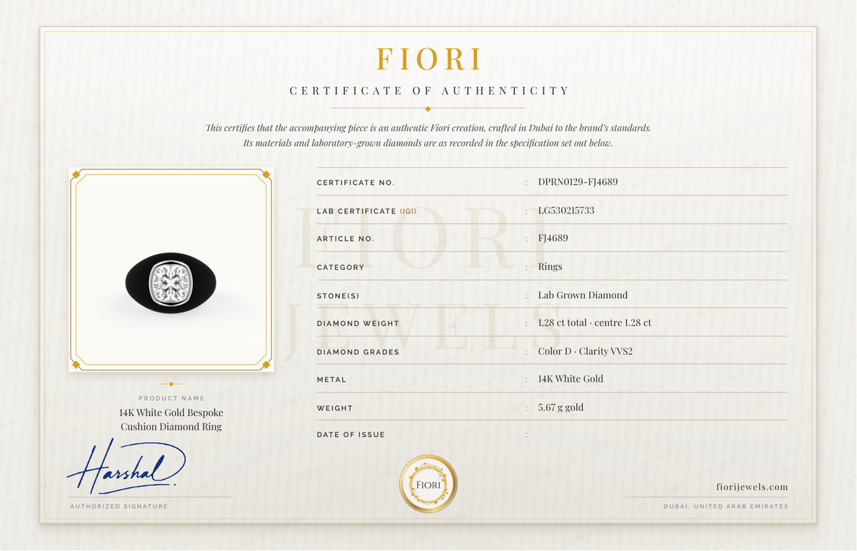 Fiori Echtheitszertifikat